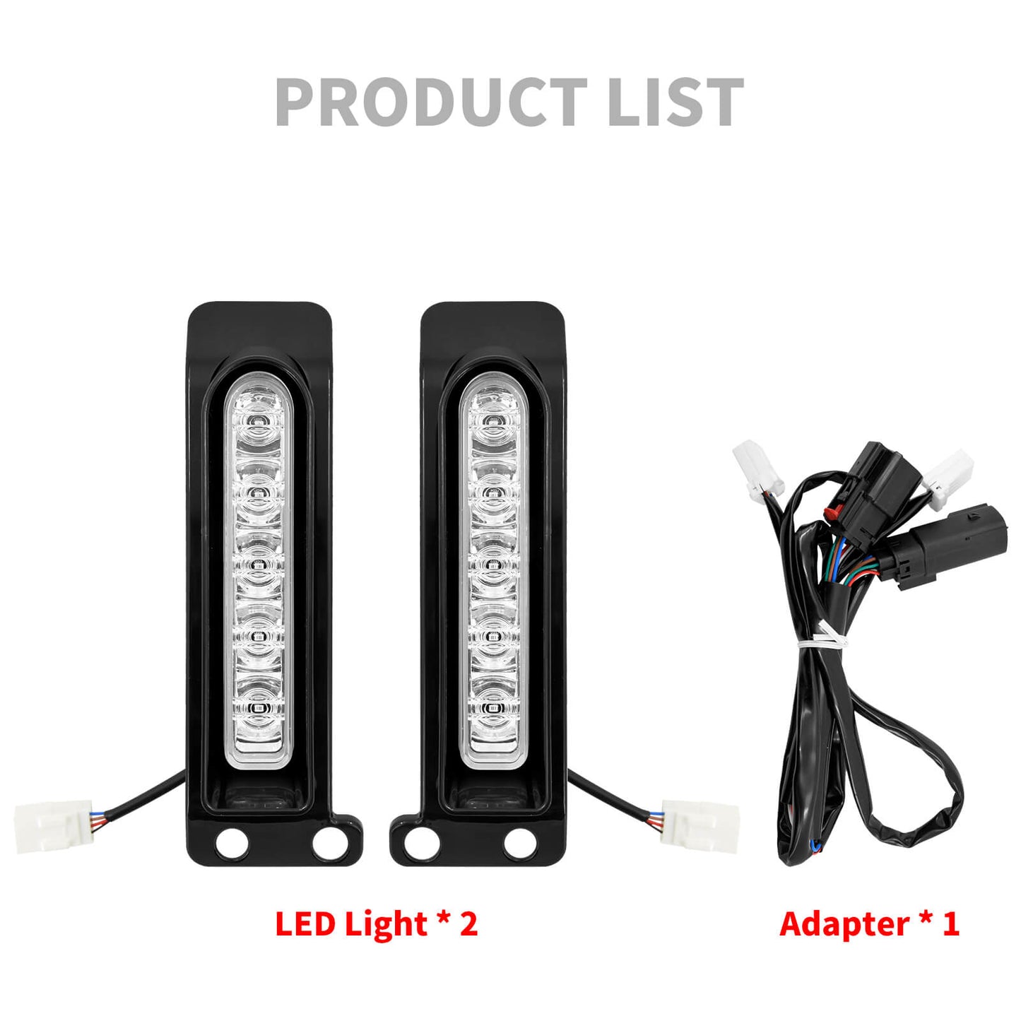 LED Filler Panel Lights Fender Tail Lights for Harley Touring 2014-2023 | HCmotorku