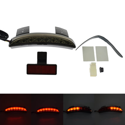 Fender LED Brake Tail Turn Signals Light Smoke Fit For Sportster 1200 883 XL | HCmotorku