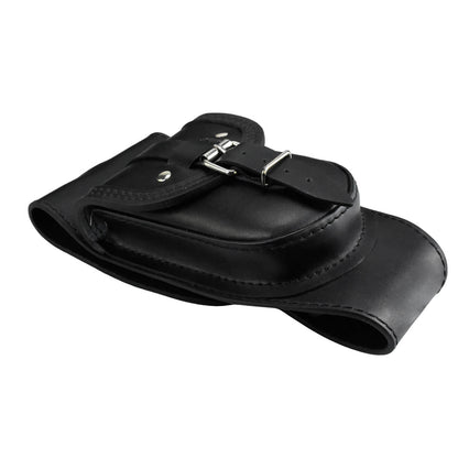 PU Leather Fuel Tank Chap Cover Panel Bag Black Fit For Harley Sportster XL 48 | HCmotorku