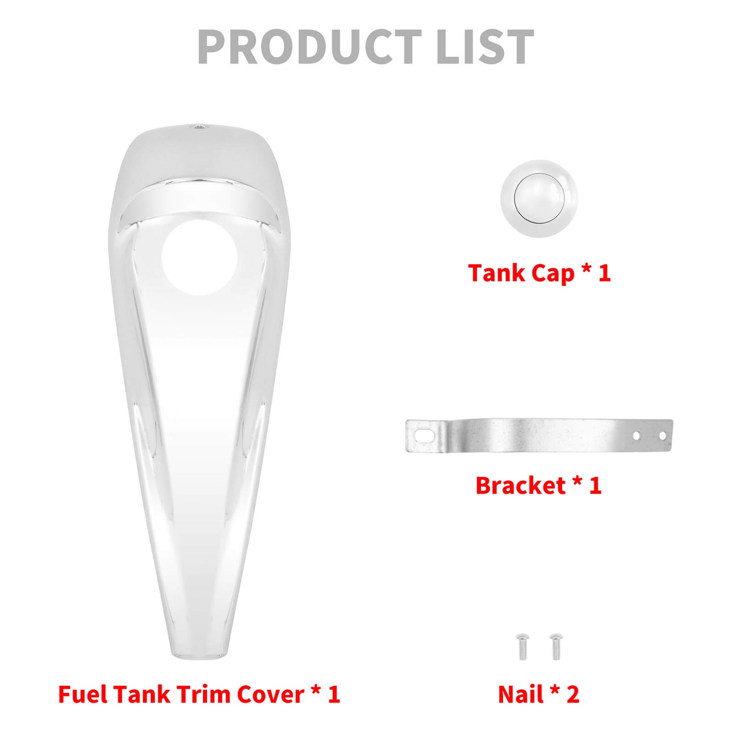 Dash Fuel Chrome Console Gas Tank Cap Cover For Harley Electra Road Glide 2008-2023 | HCmotorku