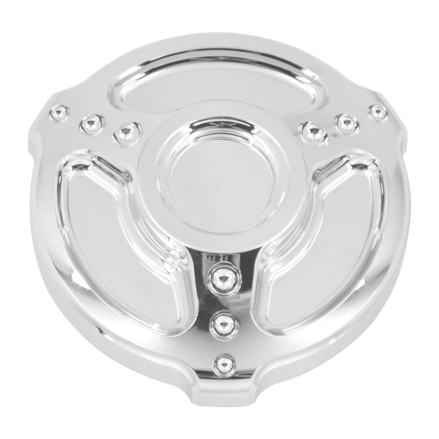 Fuel Tank Cover Gas Cap Vented Chrome Fit For Harley Softail FLFB FXSB 2000-2017 | HCmotorku