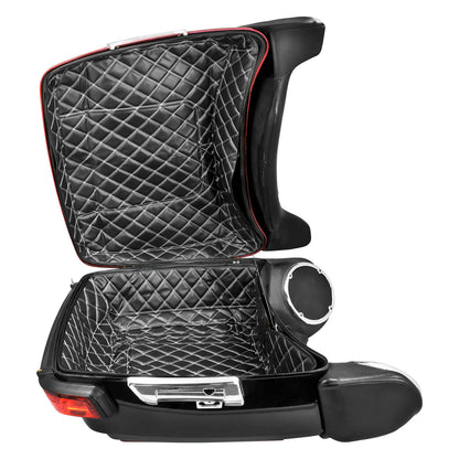 King Tour Pack w/ White Thread Liner Trunk Carpet Fit For Hayley Touring 2014-2023 | HCmotorku