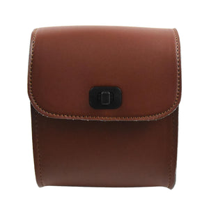 Front Motorcycle Brown Saddlebag Handlebar Tool Bag Storage Pouch Fit For Harley | HCmotorku