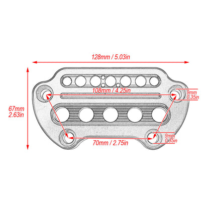 Motorcycle Handlebar Riser Top Clamp for Harley | HCmotorku