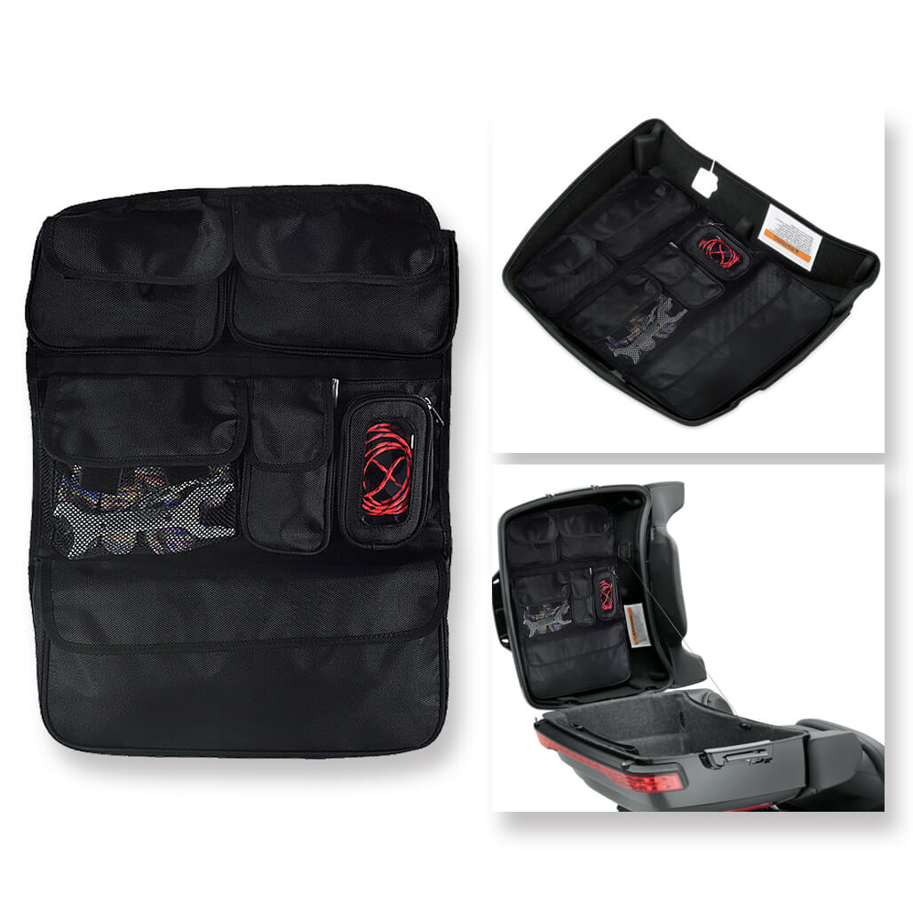 Tour Pack Lid Organizer Bag Pouch For Harley Toruing Electra Street Glide 1993-2023 | HCmotorku