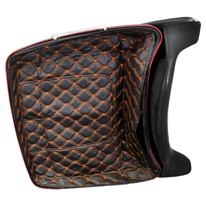 Thread King Tour Pack Trunk Insert Carpet Liner Orange Fit For Harley FLH 2014-2022 | HCmotorku