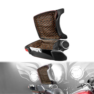 Thread King Tour Pack Trunk Insert Carpet Liner Orange Fit For Harley FLH 2014-2022 | HCmotorku