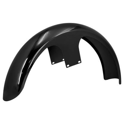 120/ 23" Wrap Front Fender Gloss Black For Harley Touring Ultra Limited Tri Glide | HCmotorku