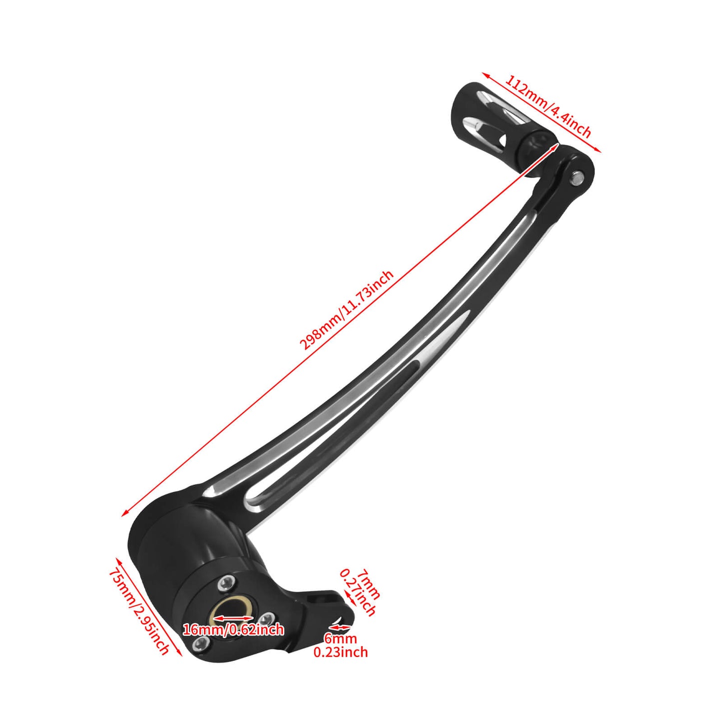 Brake Arm Lever Kit + Peg Pedal For Harley Touring Road Street Glide 2008-2013 | HCmotorku