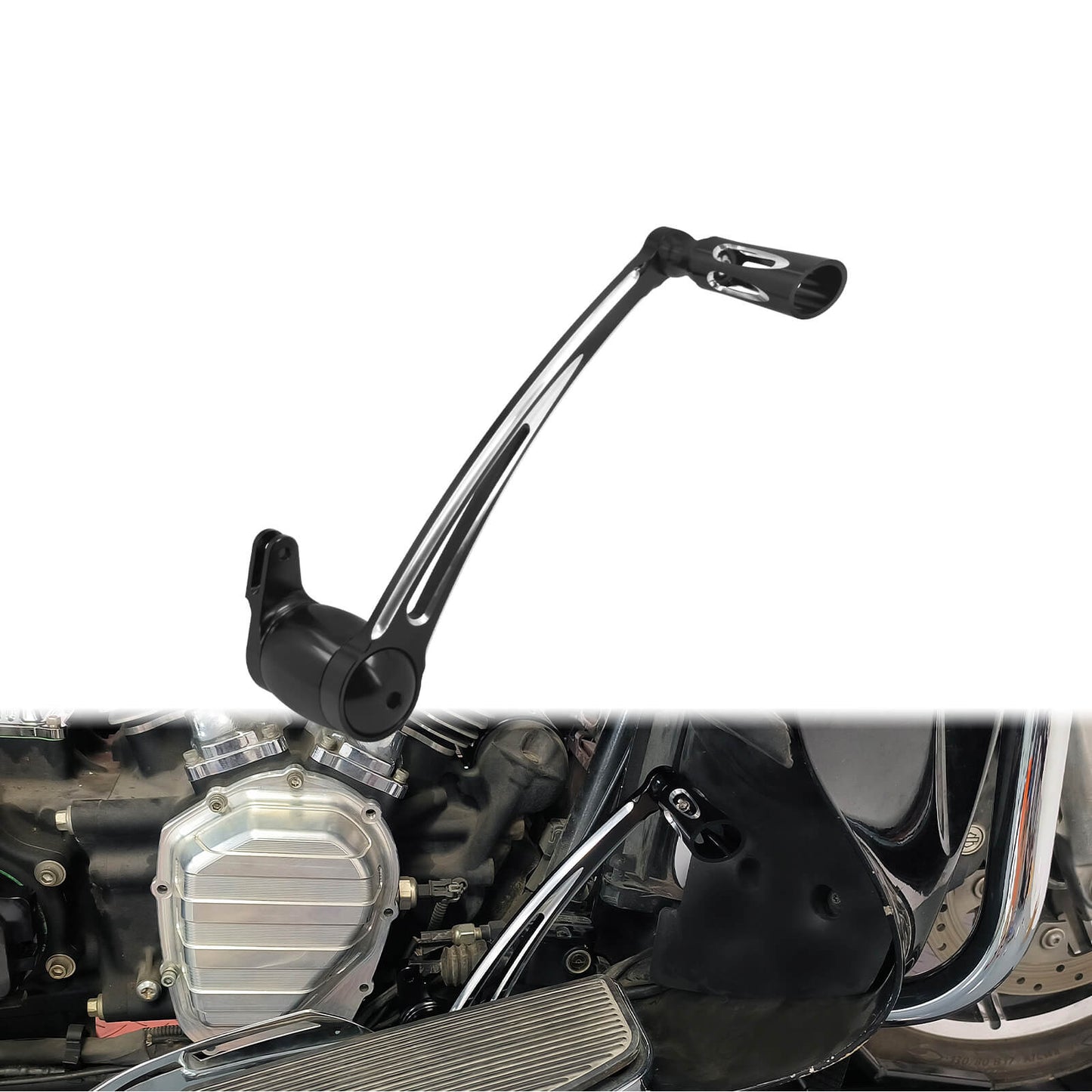 Brake Arm Lever Kit + Peg Pedal For Harley Touring Road Street Glide 2008-2013 | HCmotorku