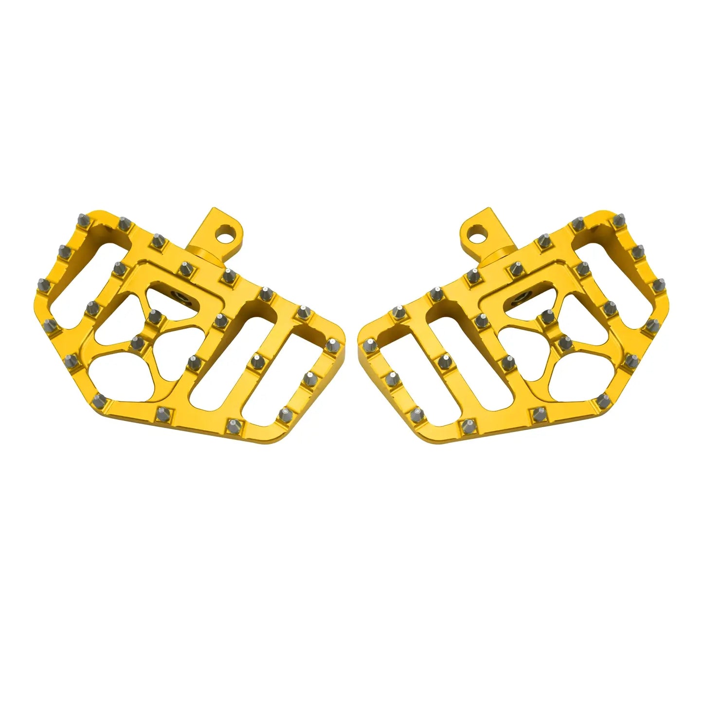 MX Style Foot Pegs Floorboard Gold For Harley Touring Dyna Softail Sportster | HCmotorku