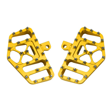 MX Style Foot Pegs Floorboard Gold For Harley Touring Dyna Softail Sportster | HCmotorku