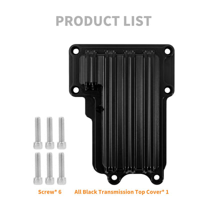 CNC Aluminum Transmission Top Cover Fit Harley `07-`16 Touring `06-`17 Dyna `07-`17 Softail | HCmotorku