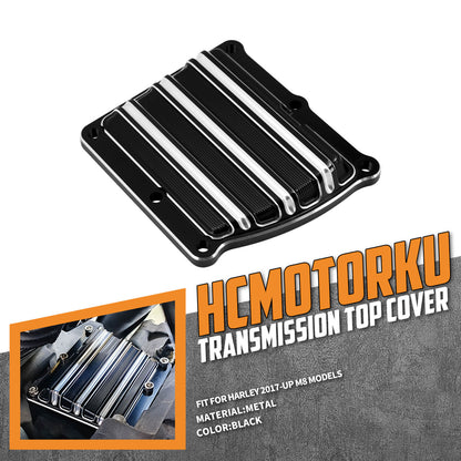 CNC Transmission Top Cover Aluminum Fit Harley M8 Touring 2017-UP Softail 2018-UP | HCmotorku