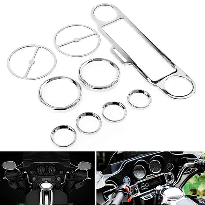 Stereo Accent Speedometer Speaker Trim Ring for Harley Ultra Classic Touring 1986-UP | HCmotorku