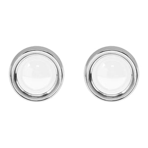 Clear Trim Ring Bullet Turn Signal Lens Light Cover Fit For Harley Dyna Softail | HCmotorku
