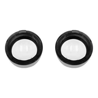 Clear Trim Ring Bullet Turn Signal Lens Light Cover Fit For Harley Dyna Softail | HCmotorku