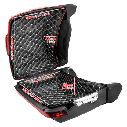 King Tour Pak Trunk Insert Carpet Liner Fit For Harley Touring Glide 2014-2022 | HCmotorku