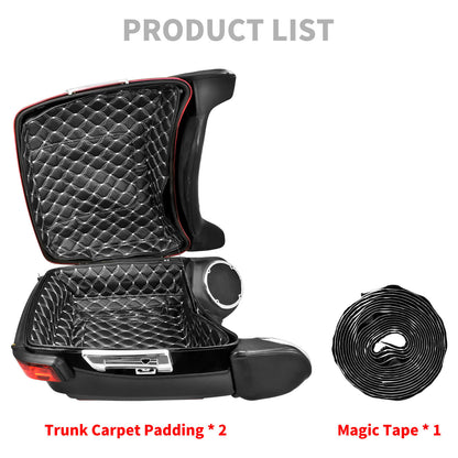 King Tour Pak Trunk Insert Carpet Liner Fit For Harley Touring Glide 2014-2022 | HCmotorku