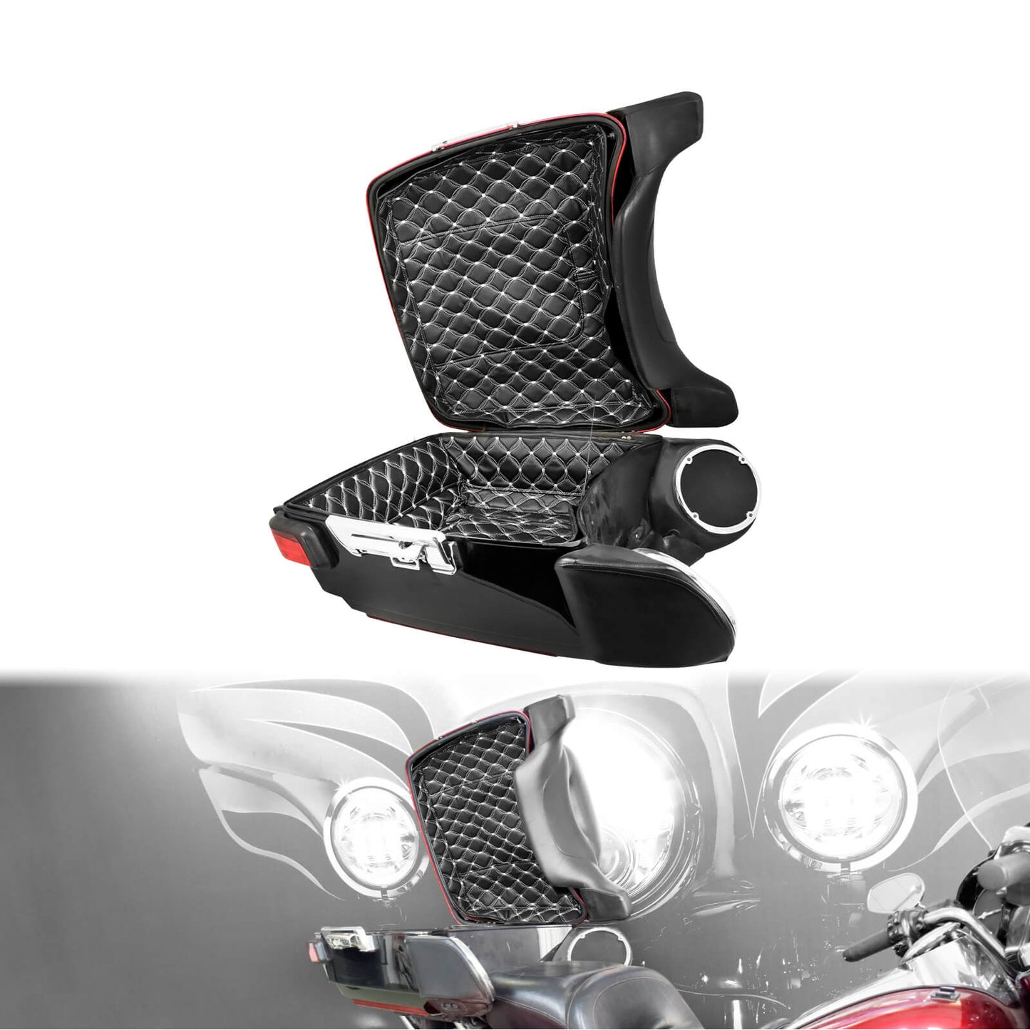 King Tour Pak Trunk Insert Carpet Liner Fit For Harley Touring Glide 2014-2022 | HCmotorku