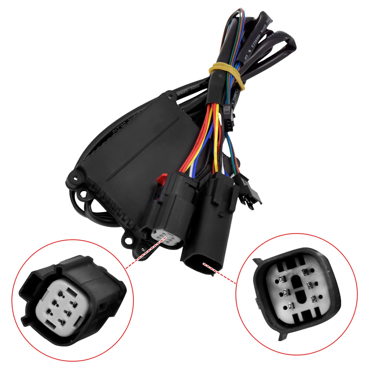 LED Saddlebag Running Brake Turn Light Chrome Smoke Fit For Harley Touring FLHRC | HCmotorku