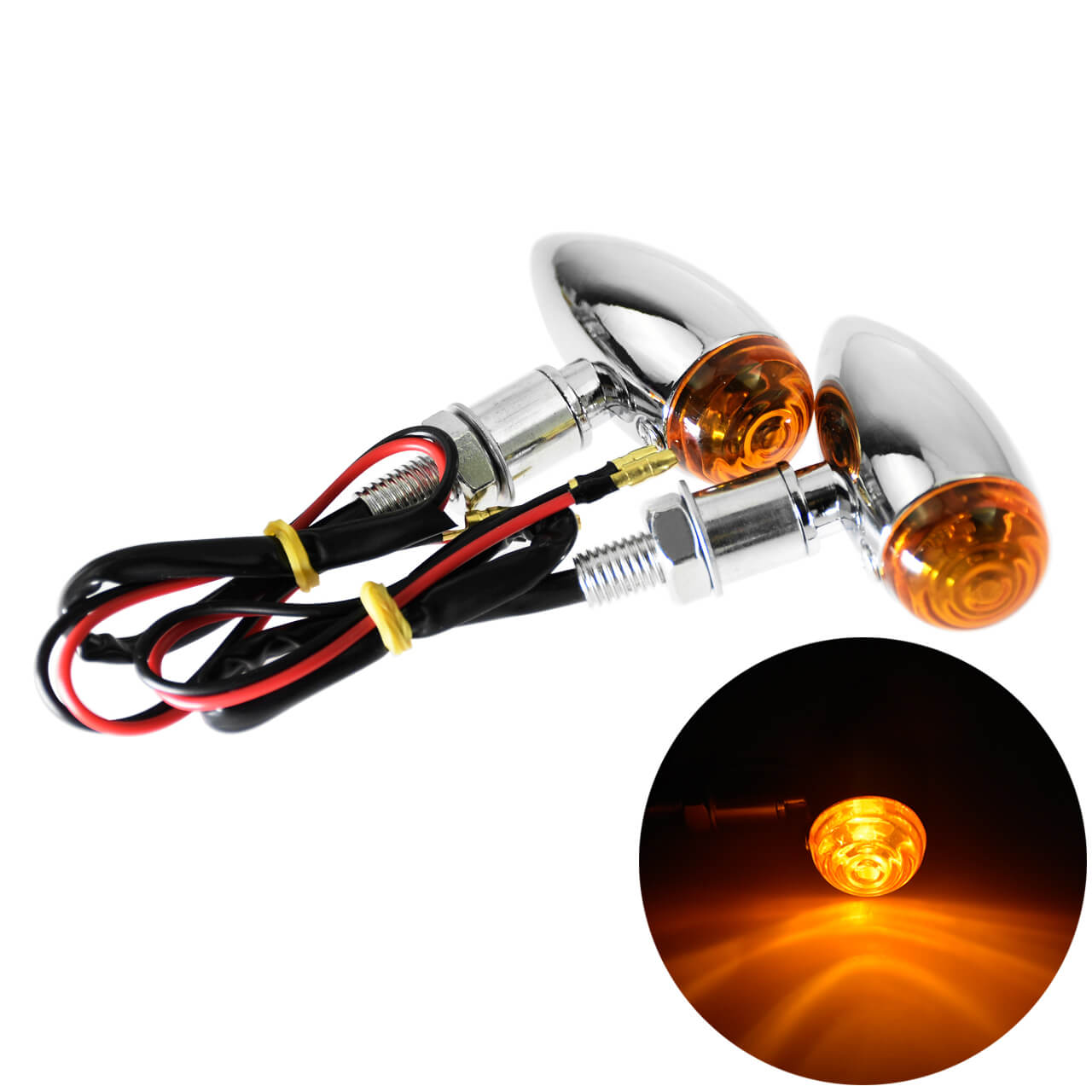 Motorcycle Bullet Turn Signal Indicator Flasher Light | HCmotorku