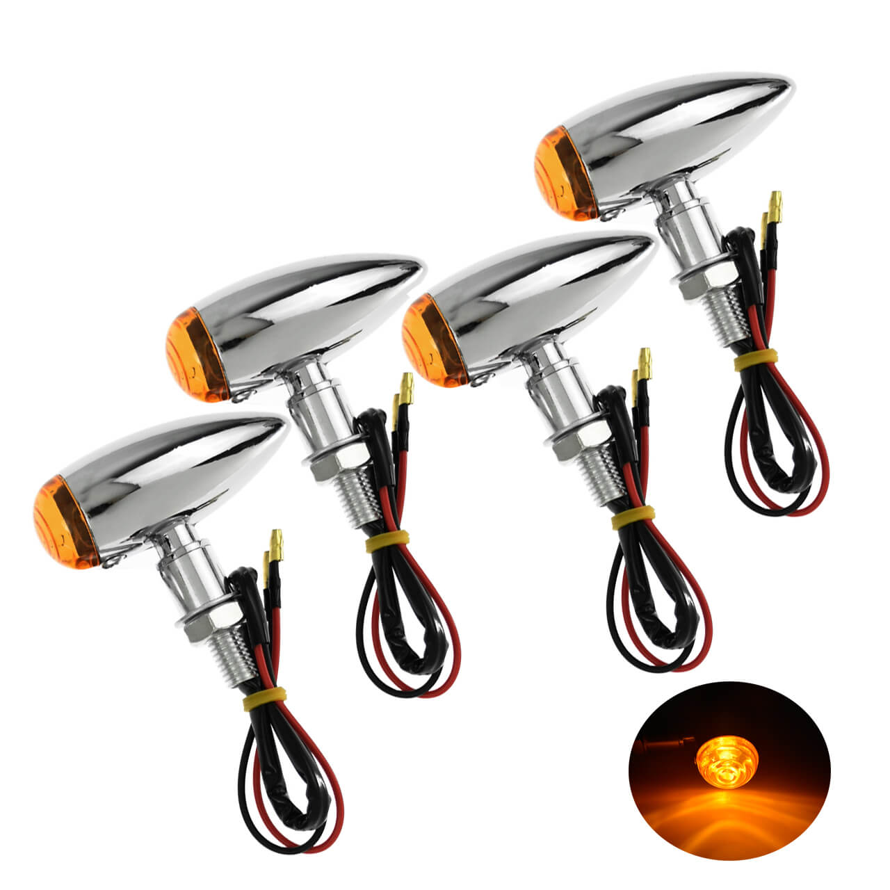 Motorcycle Bullet Turn Signal Indicator Flasher Light | HCmotorku