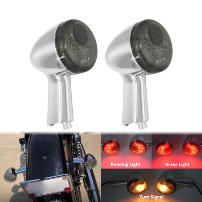 Rear Turn Signals Bullet Blinker Indicator For Harley XL883 XL1200 Sportster '92-'21 | HCmotorku