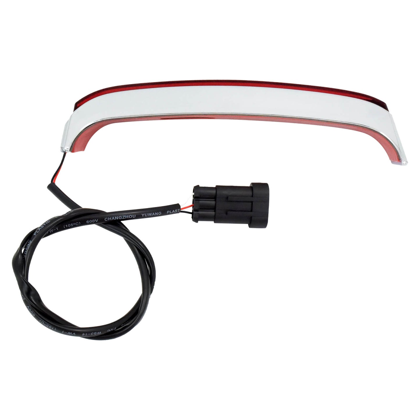 Saddlebag Turn Signal LED Light w/ Red Lens Chrome For Harley Street Road Glide | HCmotorku