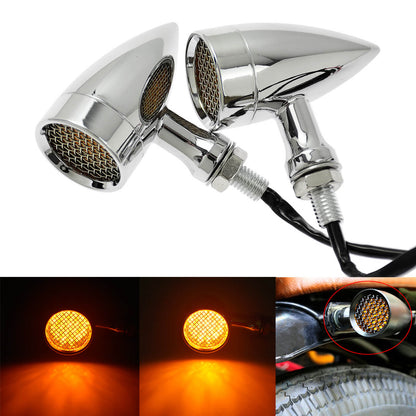 Grid Turn Signal Indicator Amber for Harley XL1200 883 | HCmotorku