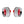 2x Turn Signals Lens Cover Chrome Red Front Rear For Harley Sportster | HCmotorku
