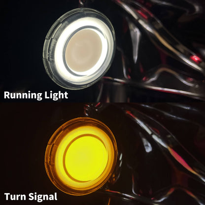 Bullet Style 1157 Front LED Turn Signals Running Lights | HCmotorku