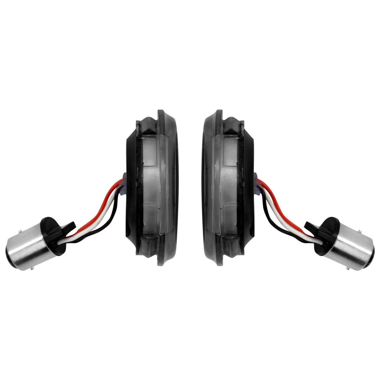 Bullet 1157 LED Turn Signal Lights Amber Red Fit For Harley Touring Dyna Softail | HCmotorku