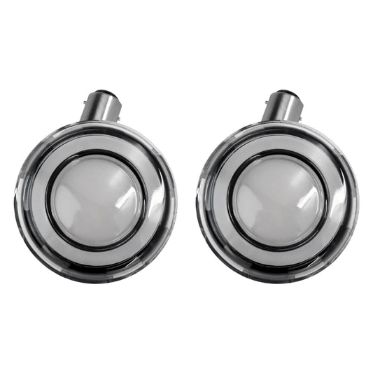 Bullet 1157 LED Turn Signal Lights Amber Red Fit For Harley Touring Dyna Softail | HCmotorku