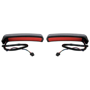 LED Saddlebag Running Brake Turn Light Smoke Fit For Harley Touring FLHT 2014-UP | HCmotorku