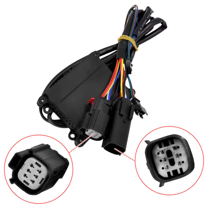 LED Saddlebag Running Brake Turn Light Smoke Fit For Harley Touring FLHT 2014-UP | HCmotorku