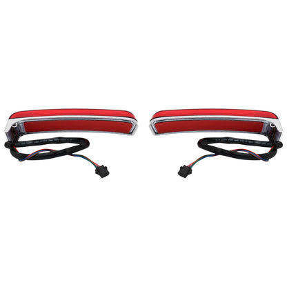 Wide Saddlebag Running Turn Signal Brake Light Chrome Fit For Touring 2014-2023 | HCmotorku