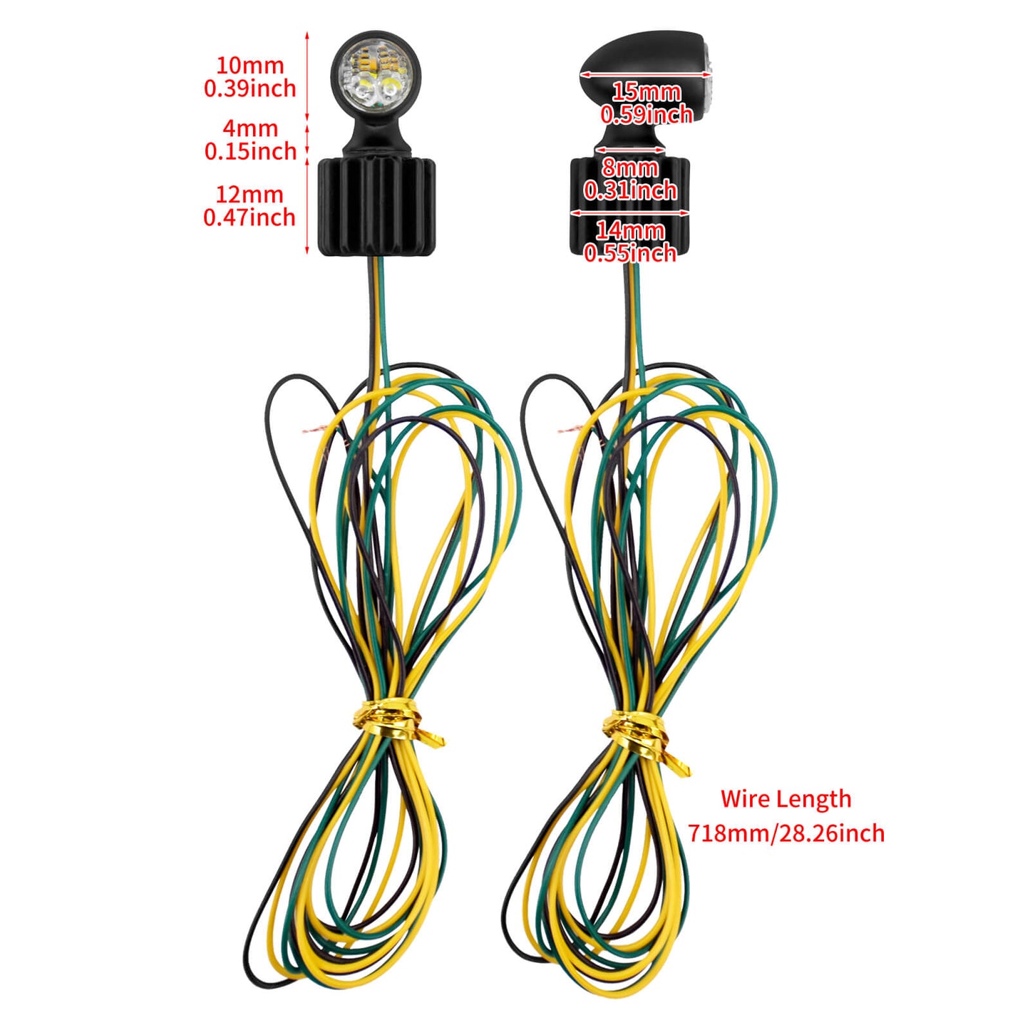 Mini Turn Signals Blinker Indicator Lights for Harley | HCmotorku