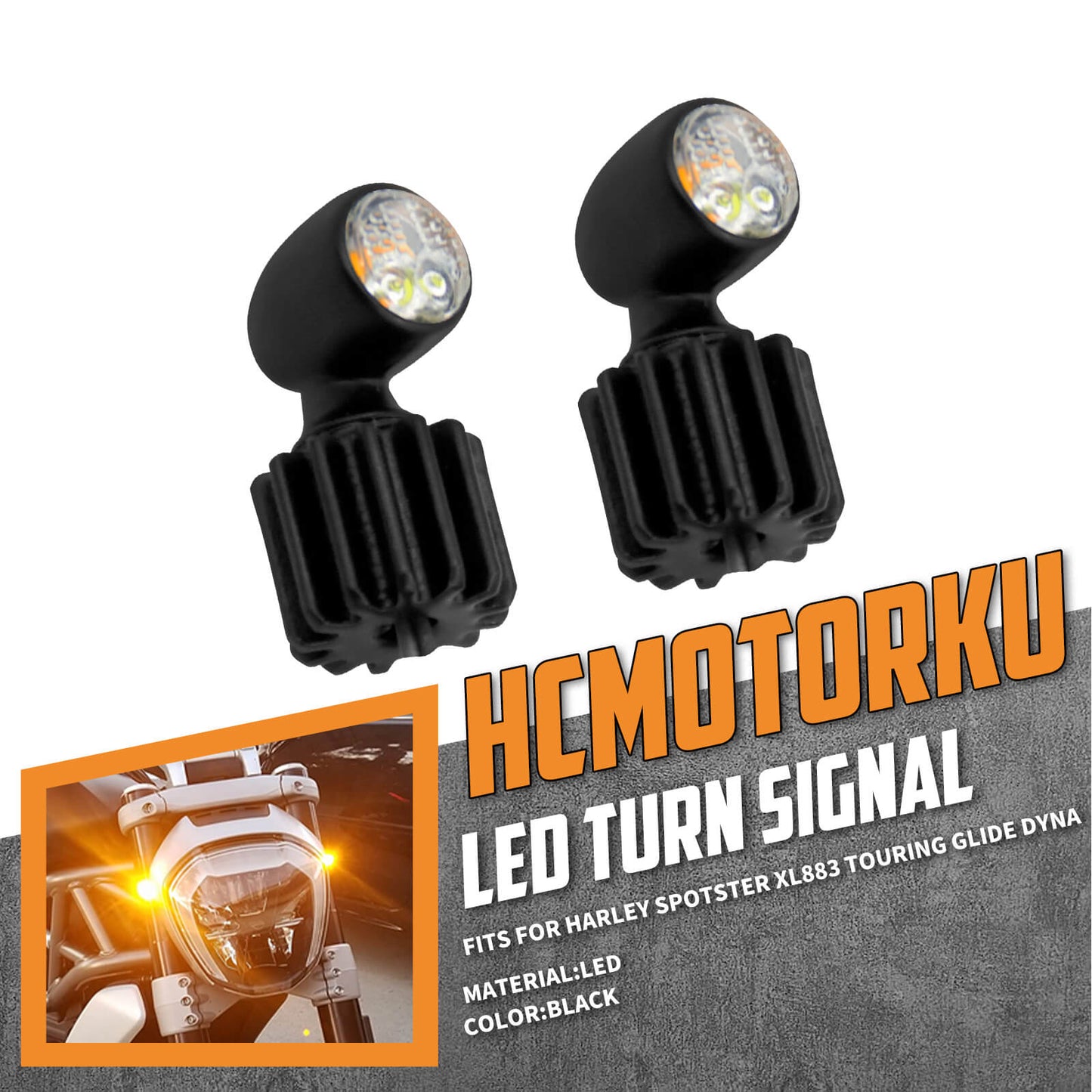 Mini Turn Signals Blinker Indicator Lights for Harley | HCmotorku