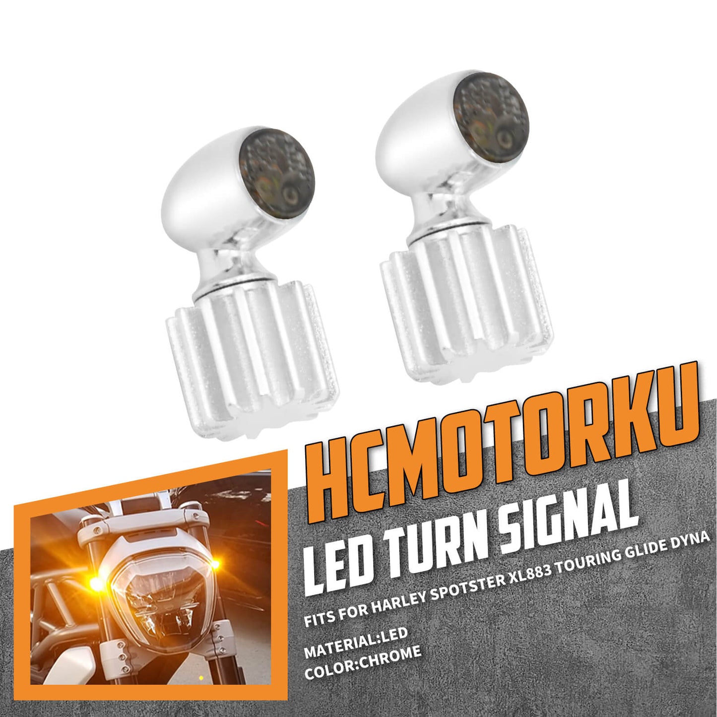 Mini Turn Signals Blinker Indicator Lights for Harley | HCmotorku