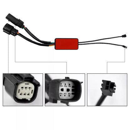 LED Saddlebag Flowing Brake Turn Signal Lights For Harley Street Road Glide 2014-UP | HCmotorku