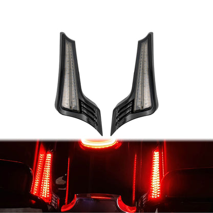 Rear Fender LED Light Turn Singal Smoke Lens For Harley Road Street Glide 2014-2023 | HCmotorku