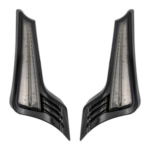 Rear Fender LED Light Turn Singal Smoke Lens For Harley Road Street Glide 2014-2023 | HCmotorku