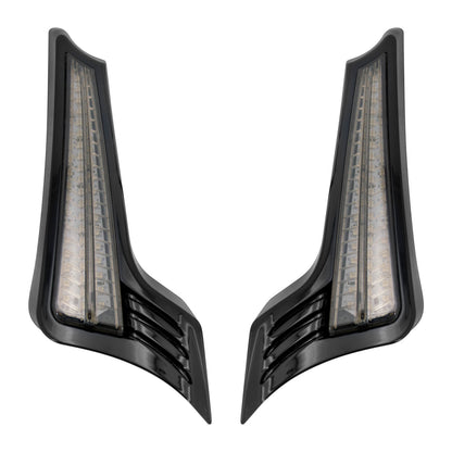 Rear Fender LED Light Turn Singal Smoke Lens For Harley Road Street Glide 2014-2023 | HCmotorku