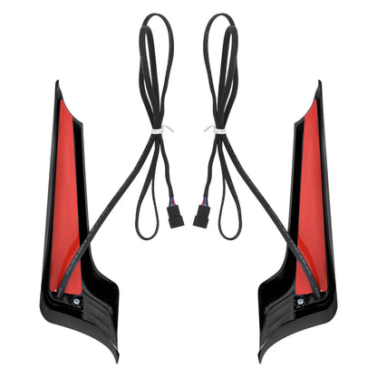 Rear Fender LED Light Turn Singal Smoke Lens For Harley Road Street Glide 2014-2023 | HCmotorku