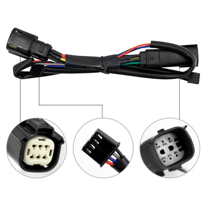 Rear Fender LED Light Turn Singal Smoke Lens Chrome For Harley Road Street Glide | HCmotorku