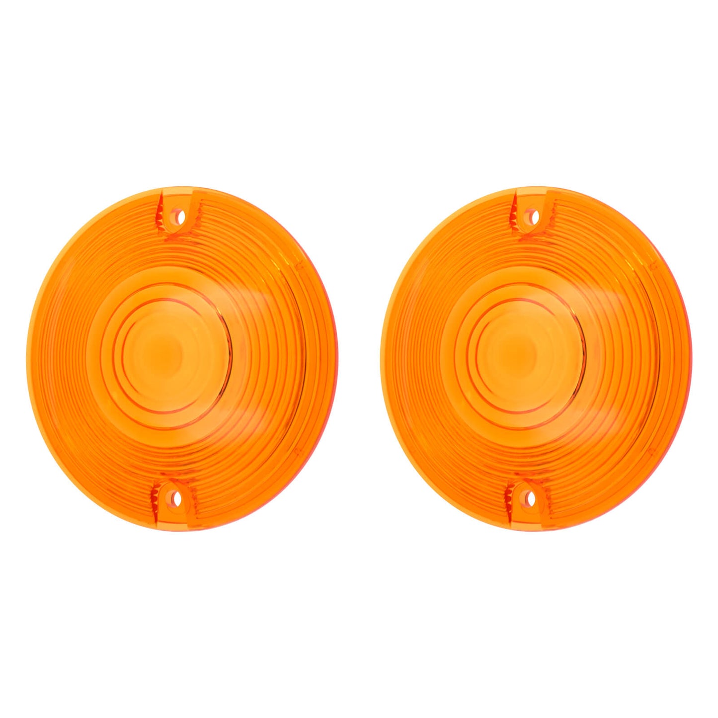 2pcs Amber Turn Signal Lens Cover Fit For Harley Touring Road King Glides CVO | HCmotorku