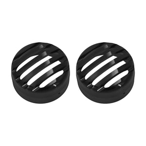 2x Motorcycle Front Turn Signal Indicator Light Grill Bezel Cover Fit For Harley | HCmotorku