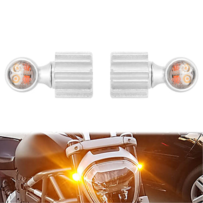 Super Mini Light Indicator Running Brake Turn Signal Chrome Fit For Harley Honda | HCmotorku