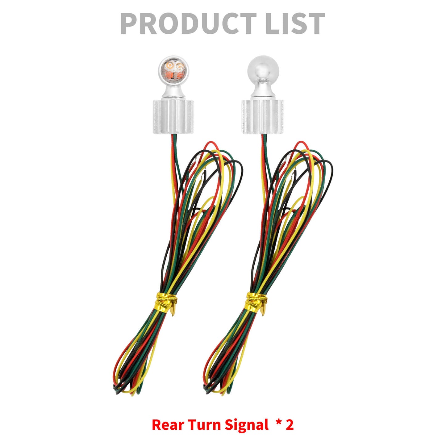 Super Mini Light Indicator Running Brake Turn Signal Chrome Fit For Harley Honda | HCmotorku
